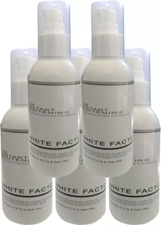 Sh White Factor For Instant Whiteningcream 120 Ml 5 Adet Najmaddin