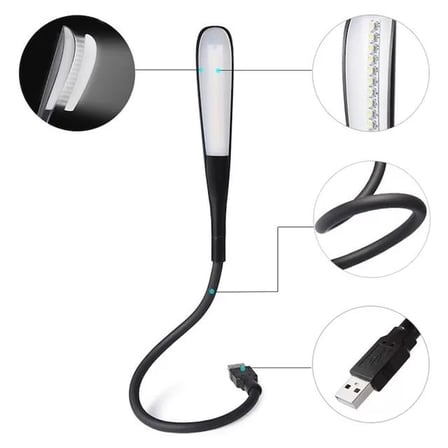 Sh Powermaster Pm-24561 14 Ledli Siyah Esnek Usb Led Lamba Najmaddin