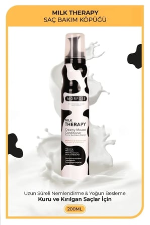 Tedar Milk Therapy Kremsi Saç Bakım Köpük 200 ML - Besleyici Koruyucu - mrfs Najmaddin
