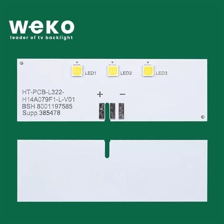 Sh Buzdolabı İç Aydınlatma Ledi Ld79 Ht-pcb-l322-h14a079b-l-v01 3 Çipli Najmaddin