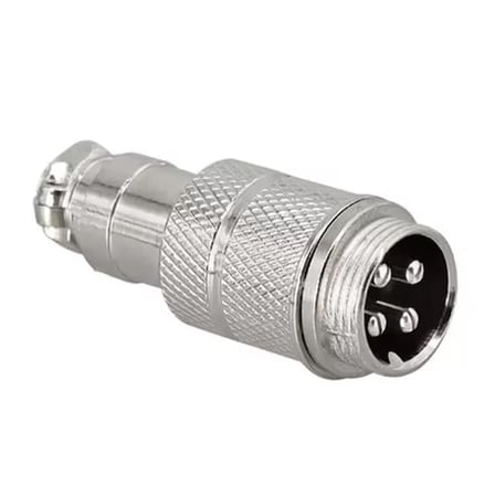 Sh Mayk Gx16-4 Pinli Metal Erkek Konnektör (m16 - 16mm) Najmaddin