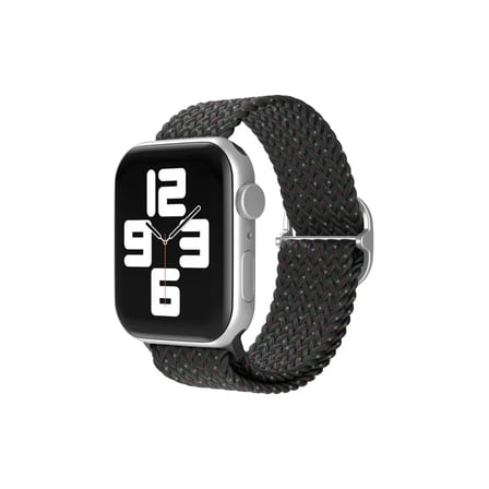 Mark Newface Apple Watch 38mm Star Kordon - Benekli Siyah Najmaddin