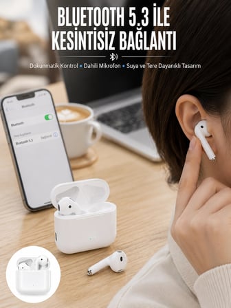 Karg 2.nesil Yeni Model Tws Bluetooth Kulaklık Dokunmatik Kontrol Yüksek Ses Kaliteli Yeni Nesil Najmaddin