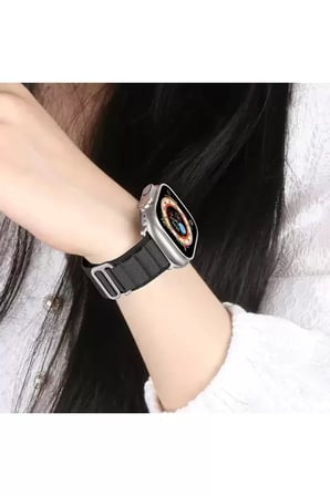 Mark Newface Apple Watch 42mm Mountain Kordon - Pembe Najmaddin
