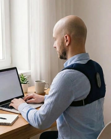 Mey Mey İthalat Akıllı Postür Düzeltici Masaj Kemeri Medikal Destekli Najmaddin