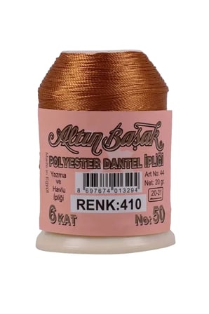 Tedar 3 Adet Altınbaşak Oya ve Dantel İpi 20 gr - Royaleks - No: 410 Najmaddin
