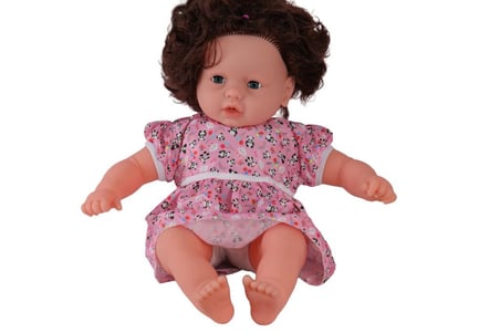 Ticaret 0073 60 CM DOLGU GÖVDELİ SAÇLI BÜYÜK BEBEK Najmaddin