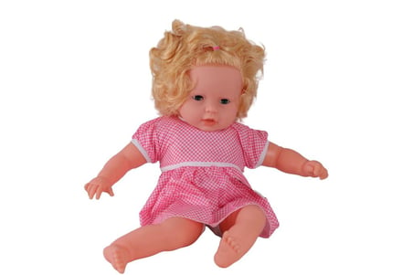 Ticaret 0073 60 CM DOLGU GÖVDELİ SAÇLI BÜYÜK BEBEK Najmaddin