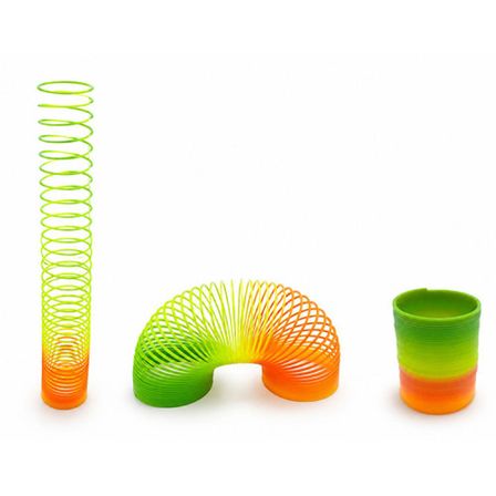 Emin Rainbow Gökkuşağı Stres Yayı - Kutulu Küçük Boy Plastik Slinky Oyuncak Najmaddin