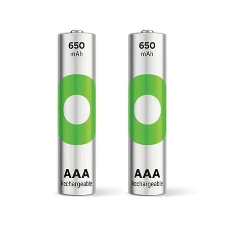 Sh Gp Recyko 650 Mah R03 Aaa Şarjlı 2'li İnce Kalem Pil Najmaddin