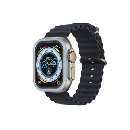 MEPA Najmaddin Watch Ultra 49mm Alüminyum Kasa Cam Ekran Koruyucu - Mavi Najmaddin