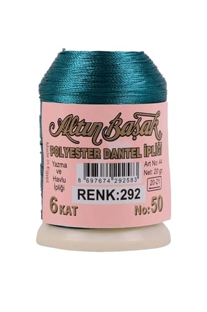 Tedar 3 Adet Altınbaşak Oya ve Dantel İpi 20 gr - Royaleks - No: 292 Najmaddin