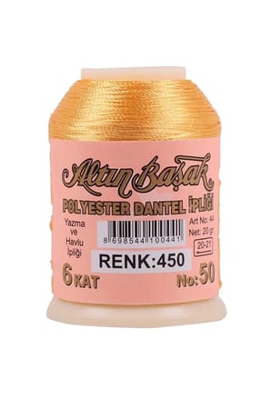 Tedar Altınbaşak Oya ve Dantel İpi 20 gr - Royaleks - No: 450 Najmaddin