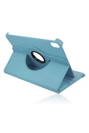 Sh Newface Apple İpad Mini 6 Kılıf 360 Tablet Deri Kılıf - Turkuaz Najmaddin