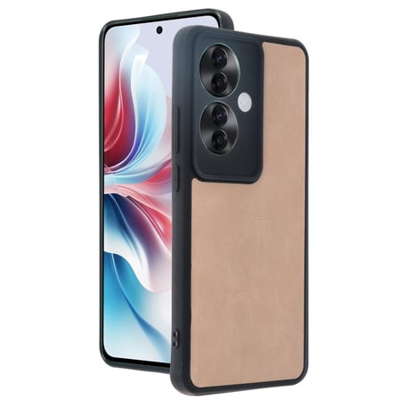 MEPA Najmaddin Oppo Reno 11f Kılıf Aras Deri Kapak - Pudra Najmaddin