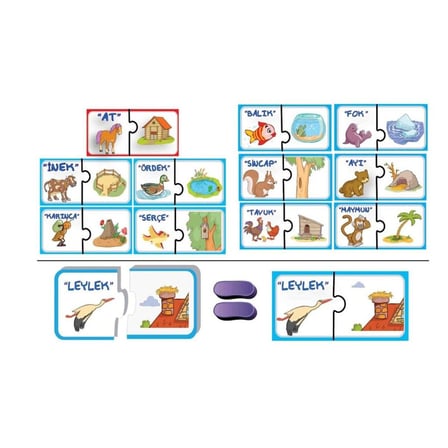 Ticaret 8513 2 Lİ KİMİN YUVASI PUZZLE  KUTULU Najmaddin