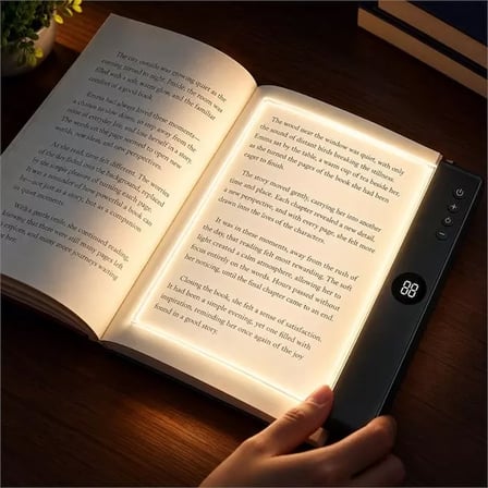 Sh Sunup Sn-37713 Led Işıklı Şeffaf Okuma Paneli Dijital Göstergeli Zaman Ayarlı Şarjlı Okuma Lambası Najmaddin