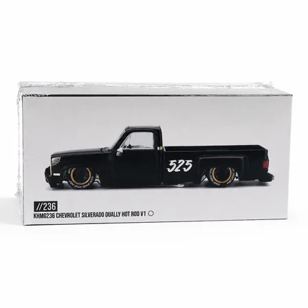 Ticaret Model Araç x KaidoHouse 1/64 Chevrolet Silverado Dually Hot Rod V1 Najmaddin