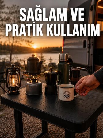 Hepsi Katlanır Plastik Kamp Masası Hafif Taşınabilir Piknik Masası Najmaddin