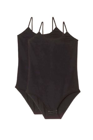 Tedar 2 Adet İp Askılı Kadın Çıtçıtlı Body Siyah Najmaddin