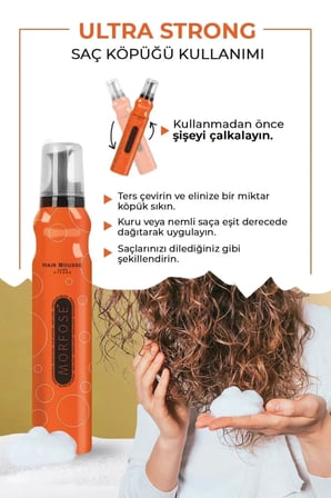 Tedar Ultra Strong Saç Köpük 200 ML - Ultra Güçlü Tutuş - mrfs Najmaddin