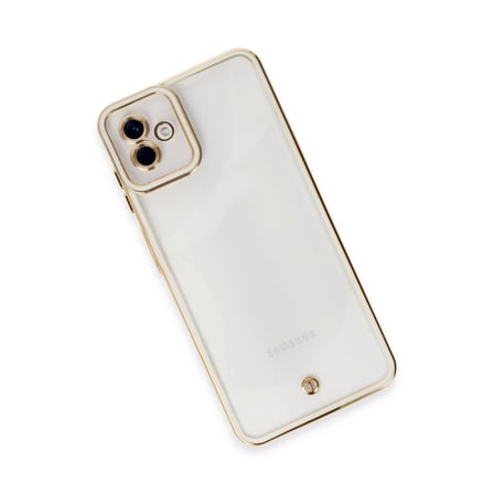 Bez Galaxy A04 Kılıf Liva Lens Silikon - Beyaz Najmaddin