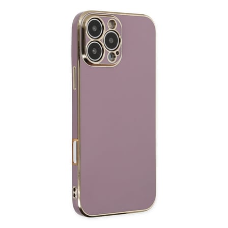 Bez iPhone 16 Pro Kılıf Volet Silikon - Mor Najmaddin