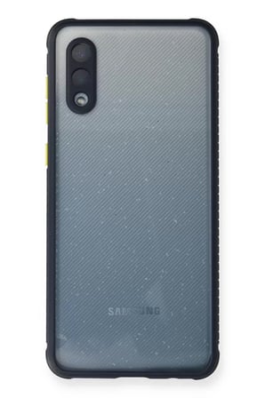 Sh Newface Samsung Galaxy A02 Kılıf Miami Şeffaf Silikon - Lacivert Najmaddin