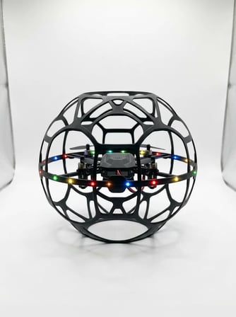 Hepsi El Sensörlü Uçan Top Drone Çocuklar İçin LED Işıklı Eğlence Oyuncağı Najmaddin