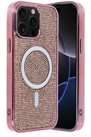 Bez iPhone 15 Pro Max Helen Magsafe Kapak - Pembe Najmaddin