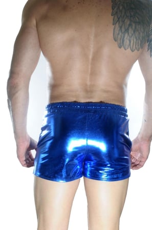 Beru Erkek Mavi Lame Short Najmaddin