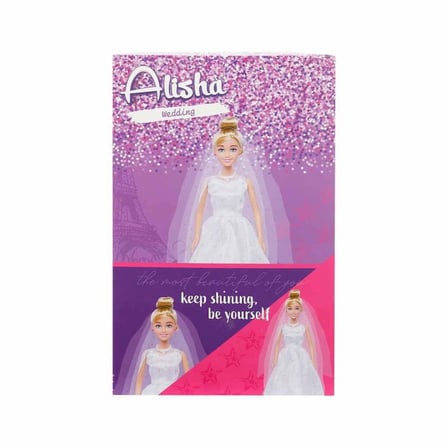 Ticaret 3381 NessiWorld-RST-SIS-Gelinlikli Manken Bebek 29 cm  Najmaddin