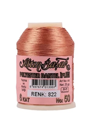 Tedar 3 Adet Altınbaşak Oya ve Dantel İpi 20 gr - Royaleks - No: 822 - 554 - 137 Najmaddin