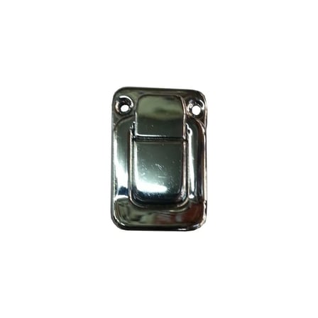 Tedar Yaylı Bavul Kilidi - 32x48mm, Nikel, 1 Adet Najmaddin