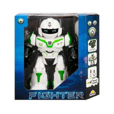 Ticaret  Sesli ve Işıklı Robot Fighter 22 cm Najmaddin