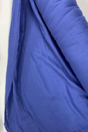 Tedar Çok Amaçlı Müslin Pamuklu Bebek Örtü ve Battaniye Kumaşı Müslin Bez İndigo 89 Najmaddin