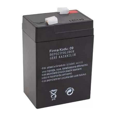 Sh Atex 6 Volt 4 Ah Işıldak Aküsü (70*48*101 Mm) Najmaddin