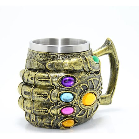 Emin Paslanmaz Çelik Thanos Eli Kupa Bardak Najmaddin