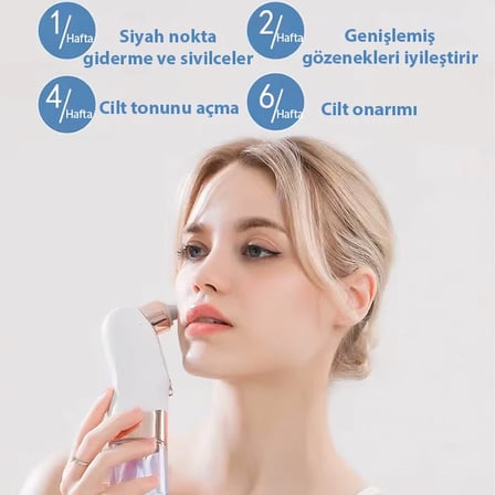 Hepsi EZERE Su Hazneli Şarjlı Vakumlu Siyah Nokta Temizleme cihazı-(5775) Najmaddin