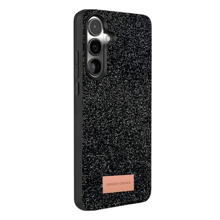 MEPA Najmaddin Onegif Samsung Galaxy A37 5g Bright Simli Kapak - Siyah Najmaddin