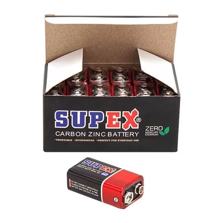 Sh Supex 6f22 9 Volt Pil 12 'li Paket Najmaddin