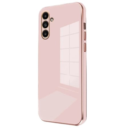 MEPA Najmaddin Samsung Galaxy A55 5g Kılıf Volet Silikon - Pembe Najmaddin