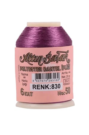 Tedar 3 Adet Altınbaşak Oya ve Dantel İpi 20 gr - Royaleks - No: 830 Najmaddin