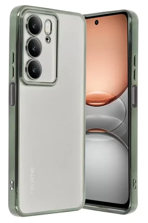 Sh Newface Realme C75 4g Kılıf Razer Lensli Silikon - Yeşil Najmaddin