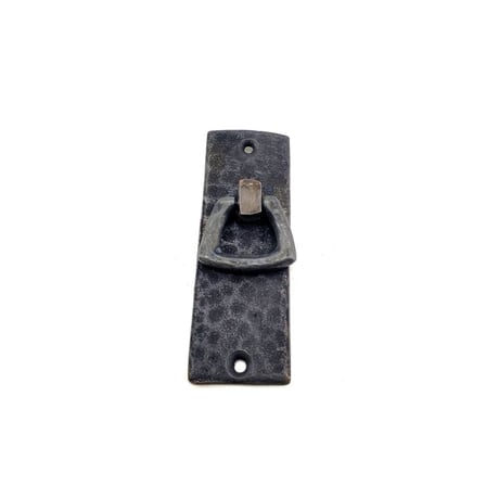 Tedar Antika Tarz Dekoratif Pirinç Dik Dövme Mobilya Kulbu - 90x31 Mm, Oksit Najmaddin