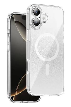 Sh Onegif Apple İphone 16 Sora Simli Magsafe Kapak - Beyaz Najmaddin