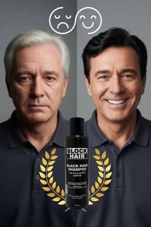 Sh Block Hair Saçları Siyahlaştıran Şampuan 200 Ml Najmaddin
