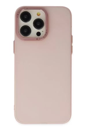 Sh Newface Apple İphone 13 Pro Max Kılıf Modos Metal Kapak - Pembe Najmaddin