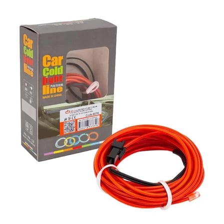 Sh Powermaster Pm-6076 5 Metre 5 Volt Usb Adaptörlü Neon Kırmızı İp Aydınlatma Najmaddin