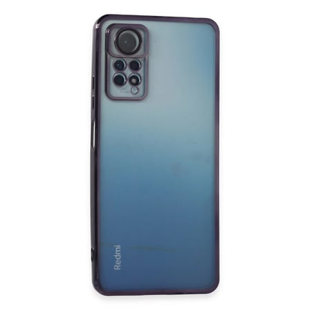 MEPA Najmaddin Xiaomi Redmi Note 11 Pro Kılıf Razer Lensli Silikon - Mor Najmaddin